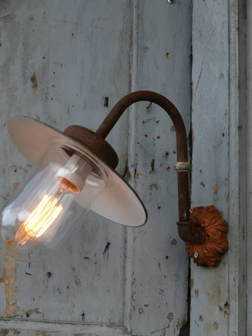 applique Lampe de cour, col de cygne exterieur